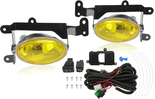 Vista 10 de HECASA - Luces antiniebla compatibles con Honda Civic Coupe y Civic Si 2006-2008, lámparas antiniebla delanteras para parachoques con interruptor