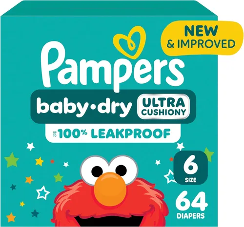 Vista 28 de Pañales Pampers - Baby Dry - Talla 6, 112 unidades, Pañal Desechable Absorbente para Bebé (El Empaque Puede Variar)