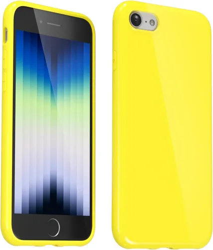 Vista 785 de Svanove para iPhone 7 Plus/ 8 Plus, funda de silicona, de goma suave brillante y gel de jey lindo, funda protectora de plástico simple y lisa