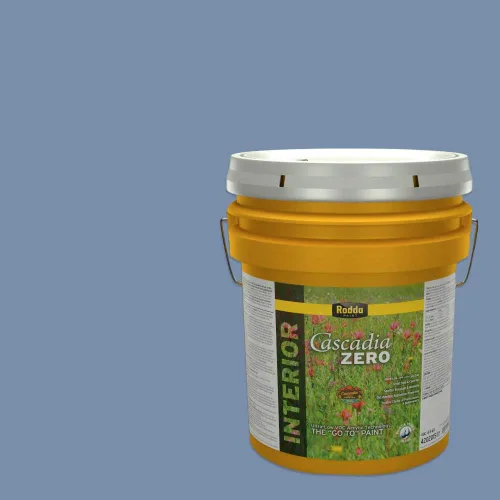 Vista 26 de Rodda Paint CASCADIA XL - Pintura e imprimación satinada para exteriores en uno, cuarto de galón, azul Madonna