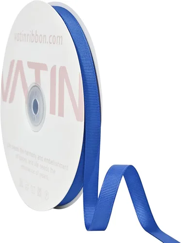 Vista 246 de VATIN Cinta de Grogrén Negra, 1-1/2" x 50 Yardas Continuas, Cinta de Grogrén de Poliéster Negra, Usar para Lazos de Bricolaje, Accesorios