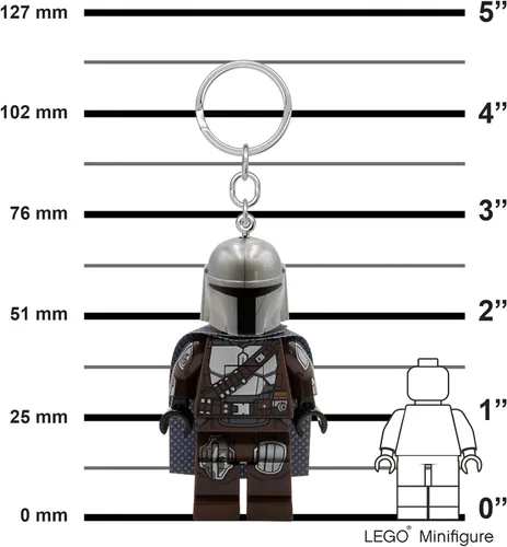 Vista 3 de LEGO Star Wars The Mandalorian - Figura grande de 3 pulgadas de alto - The Mandalorian (KE187H), Marrón