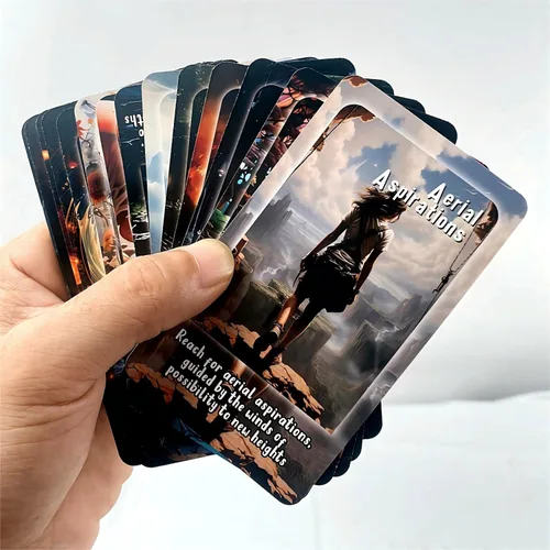 Vista 3 de Cartas de Tarot de Energías Elementales, Cartas de Oráculo y Cartas de Tarot para Principiantes, Mazo de Cartas de Oráculo, Este mazo cubre
