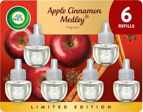 Vista 12 de Air Wick Repuesto de aceite perfumado enchufable, infundido con aceites esenciales, ambientadores enchufables para el hogar, aroma de otoño