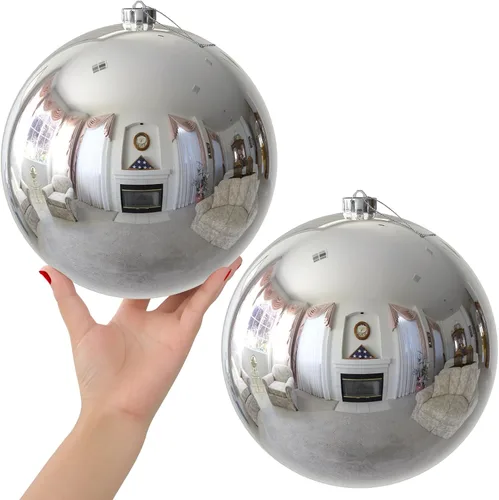 Vista 33 de Bolas pequeñas de Navidad doradas de 1.6 pulgadas, adornos de decoración para árbol de Navidad, bolas colgantes inastillables para decoraciones