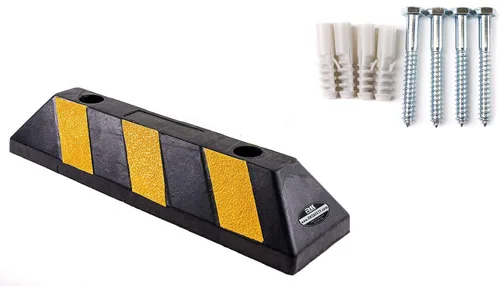 Vista 9 de RK-BP22 - Bloque de estacionamiento para camiones de bordillos de goma, 22 pulgadas 56 cm