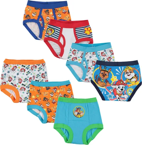 Paw Patrol Boys' Toddler Potty Training Pants With Chase, Skye & More With Success Chart & Stickers Size 18, 2t, 3t, 4t