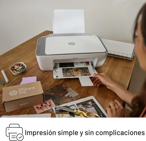 Vista 14 de HP DeskJet 2855e Impresora inalámbrica de inyección de tinta a color, escáner, copiadora, mejor para el hogar, prueba de tinta instantánea de 3
