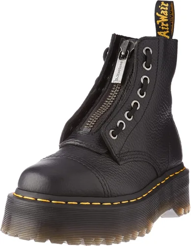 Dr. Martens Botas de plataforma de piel Sinclair de 8 ojales para mujer