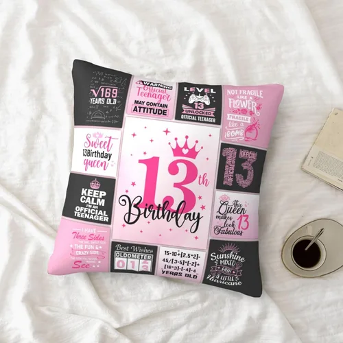 Vista 2 de Regalos de cumpleaños número 13 para niñas, ideas de regalo de cumpleaños para niñas de 13 años, regalos y decoraciones para niñas de 13 años Fundas