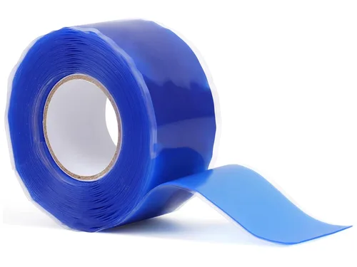 Vista 8 de Romeda 1 pulgada x 3 metros de cinta de silicona autofusible negra, grosor de 0.5mm, cinta de reparación de mangueras, cinta de goma resistente y a