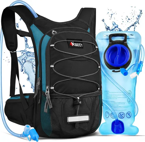 Vista 9 de Hydration Pack, Insulated Hydration Backpack with 2L Hydration Bladder, Hiking Backpack for Men Women Kids, Water Backpack for Hiking, Running