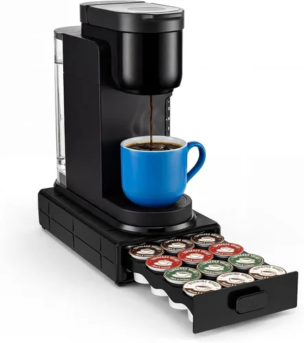 EVERIE Cajón para cápsulas de café compatible con cápsulas Keurig K Cup (capacidad para 18 cápsulas)