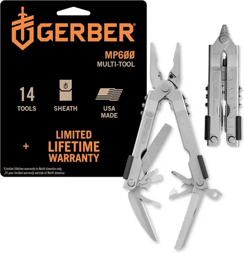 Vista 7 de Gerber Gear MP600 Multiherramienta de alicates – Fabricado en Estados Unidos – Pro Scout, 13 herramientas