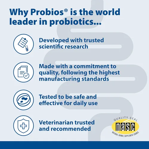 Vista 9 de Probios Apoyo Digestivo Probiótico para Todas las Especies, Probióticos para la Salud Intestinal, Polvo Dispersable, 240 g