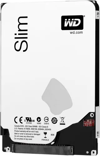 Vista 2 de WD Blue 1TB Laptop 0.276 in Disco Duro: 2.5 pulgadas, SATA 6Gb/s, 5400 RPM, caché de 8 MB (WD10SPCX), negro, gris