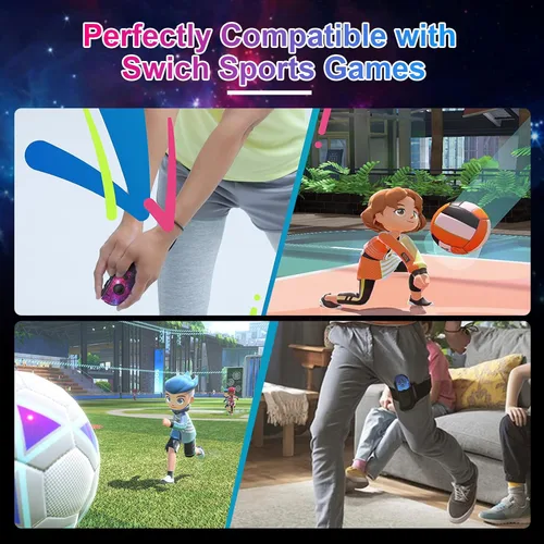 Vista 7 de Moonag Joy Cons for Switch Nintendo, Starry Sky Replacement LR Switch Controllers Wireless Compatible with SwitchSwitch LiteSwitch OLED