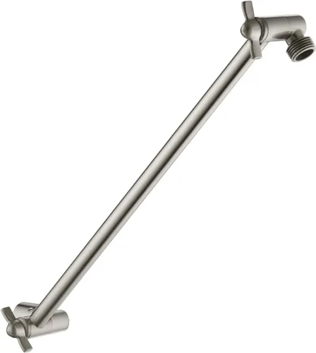 Vista 17 de BRIGHT SHOWERS Brazo extensor de ducha de latón para cabezal de ducha de lluvia y de mano, brazo de extensión de cabezal de ducha universal de 5