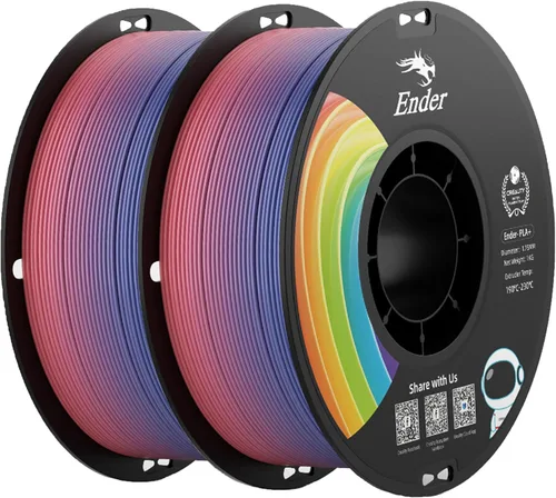Vista 29 de Creality Filamento para Impresora 3D, Paquete de Filamento PLA de 1.75mm para Impresión 3D, Filamento PLA para Impresoras 3D Ender, Sin Enredos