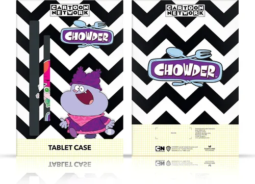 Vista 6 de Head Case Designs Funda de piel con licencia oficial de Chowder: diseño de personajes de la serie animada compatible con Kindle Paperwhite 1/2/3