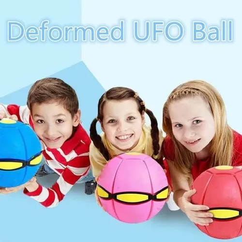 Vista 2 de Pelota mágica OVNI, juguetes voladores portátiles que brillan intensamente, bolas mágicas creativas, bolas mágicas de descompresión voladoras