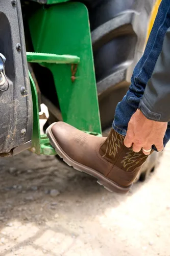 Vista 11 de Ariat Botas de trabajo Groundbreaker con punta cuadrada ancha para hombre