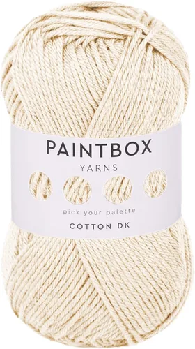 Vista 13 de Paintbox Yarns Hilo DK 100% Algodón 1.76 oz (50g), 137 Yardas (125m) - Lana Blanco Papel para Ganchillo, Tejer - Hilo Suave y Ligero de Doble Punto