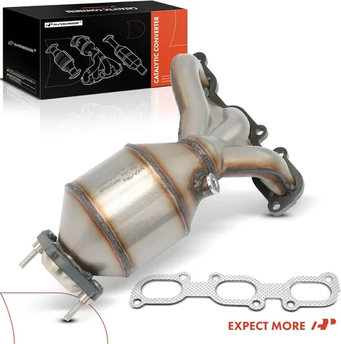 Vista 9 de A-Premium Junta de colector de escape delantero con convertidor catalítico y junta de estanqueidad de ajuste directo Compatible con Ford Escape