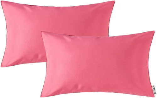 Vista 62 de MIULEE - Paquete de 2 fundas de cojín decorativas, impermeables; para usar en exteriores, jardín, patio, tienda de campaña, sofá, decoraciones