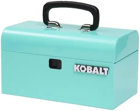 Vista 20 de Mini caja de herramientas de acero con 2 cajones, color negro