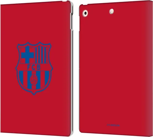 Vista 8 de Head Case Designs Funda de cuero con licencia oficial del FC Barcelona Barca Crest Pattern compatible con Apple iPad Air 2020/2022