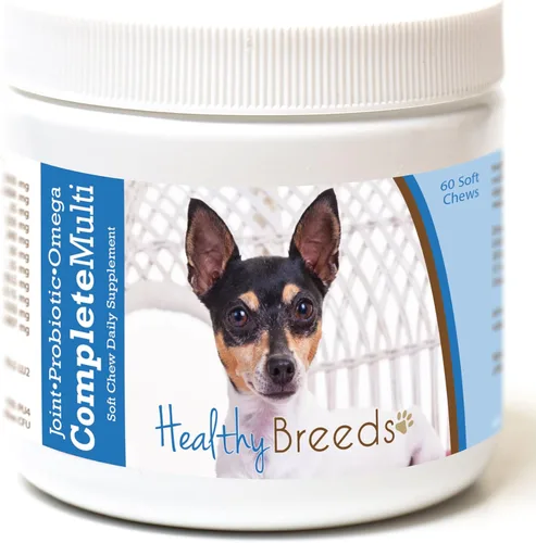 Vista 329 de Healthy Breeds Cavalier King Charles Spaniel - Multivitamínico todo en uno, completo con probióticos, glucosamina, condroitina y omegas, 60