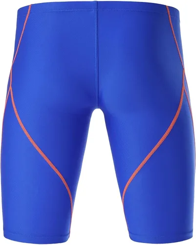 Vista 2 de MY KILOMETRE Traje de baño Jammer sólido de natación Jammers Endurance Long Racing Training Traje de baño