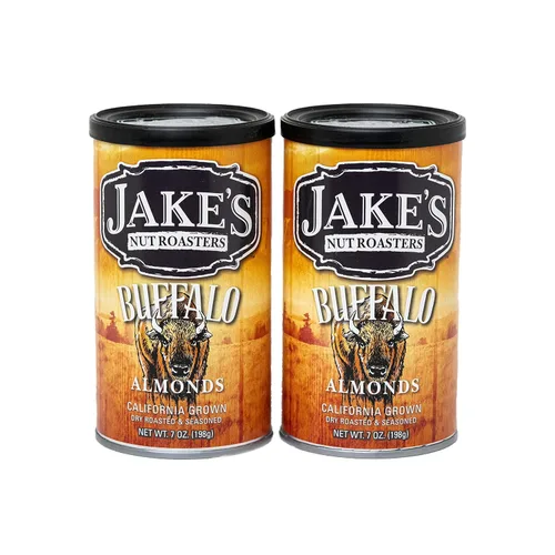 Vista 13 de Jake's Nut Roasters - Almendras con Queso Bleu y Pimienta Agrietada (Paquete de 2) Almendras Enteras Secas Asadas Sazonadas con Sabor - Snack Alto