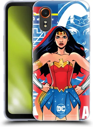 Vista 13 de Head Case Designs DC - Funda de gel suave con licencia oficial de DC para mujer, compatible con Samsung Galaxy Xcover7 5G Girl Power
