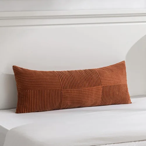 Vista 101 de Fancy Homi Fundas de almohada decorativas lumbares de color amarillo mostaza de 12 x 20 pulgadas para sala de estar, sofá cama, estilo rústico