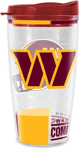 Vista 43 de Rico Industries NFL Fútbol Americano Vaso Clásico de Doble Pared de 16oz o 20oz Tritan con Tapa
