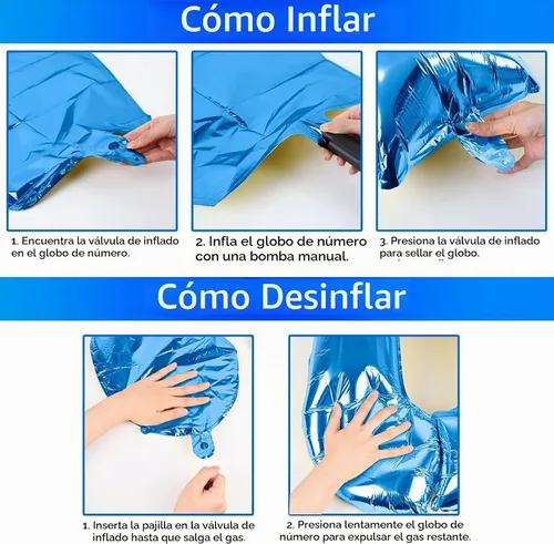 Vista 4 de Globos negros del número 10 para decoraciones de cumpleaños número 10, globos de helio de mylar de lámina de 40 pulgadas negros del número 1 & 0