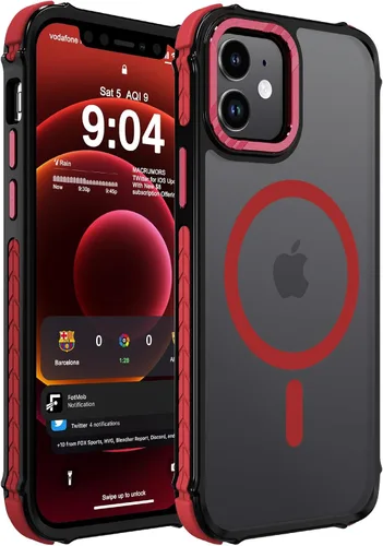 Vista 100 de DEERLAMN Funda Magnética Fuerte para iPhone Air 6.5 Pulgadas, [Compatible con Magsafe] [Protección contra caídas de grado militar] Funda protectora