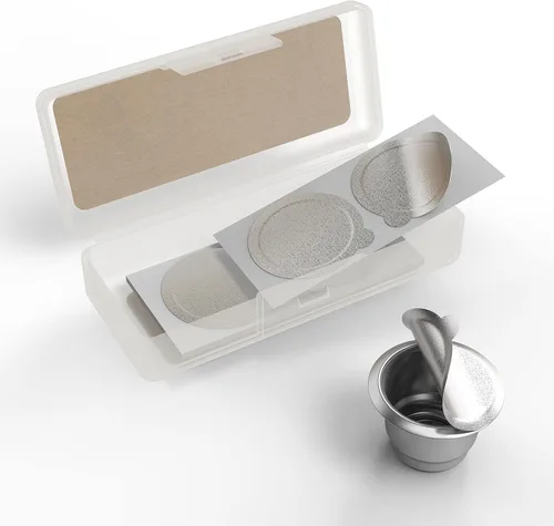 Vista 2 de Cápsulas reutilizables para Nespresso OriginalLine – Cápsulas de café recargables, tazas de acero inoxidable compatibles con máquina Nespresso