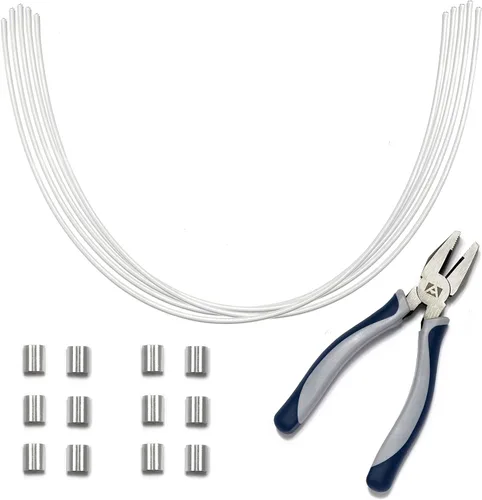 Vista 8 de Organización de cables, kit de correas de bricolaje – Correas de cable personalizables para computadoras, adaptadores y dongles – Cables de amarre