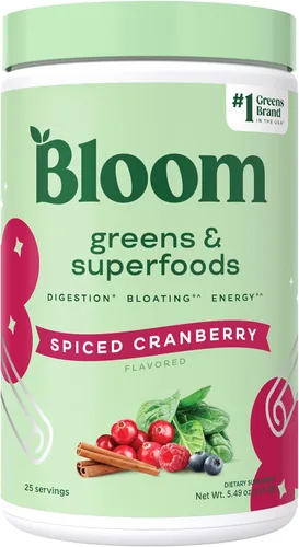 Vista 13 de Bloom Nutrition Polvo de Superalimento Verde, Enzimas Digestivas con Probióticos y Prebióticos, Salud Intestinal, Alivio de Hinchazón para Mujeres