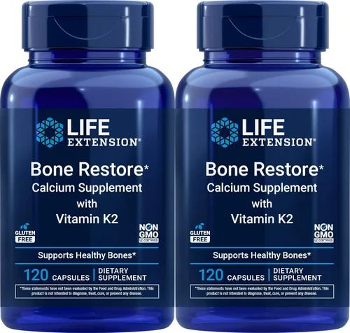 Vista 10 de Life Extension Restauración de huesos con vitamina K2, huesos fuertes, 120