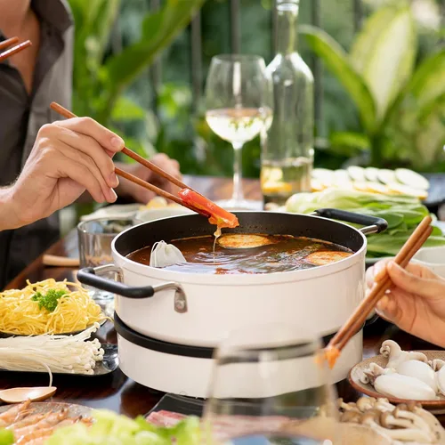 Vista 7 de Numola 50 bolsas de té de algodón sin blanquear, bolsas de té reutilizables con cordón para cocinar sopa, bolsa infusora de té orgánico natural