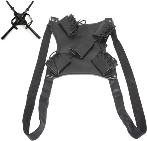 Bolsa de espada con correa trasera para disfraz de anime Ninja Hero Cosplay