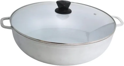 Vista 13 de IMUSA Caldero - Olla con tapa de cristal de 2 cuartos de galón, 7.9 in, aluminio fundido, perfecta para servir grupos pequeños, asas remachadas