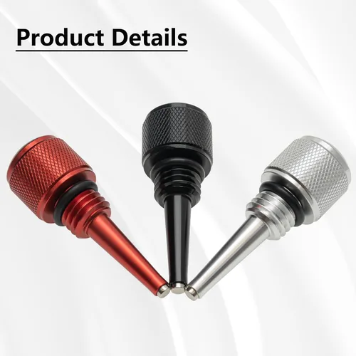 Vista 2 de Set de 3 repuestos para varilla magnética de medición de aceite 55201 para generadores inversores con anillo O, compatible con Predator/Wen/Yamaha