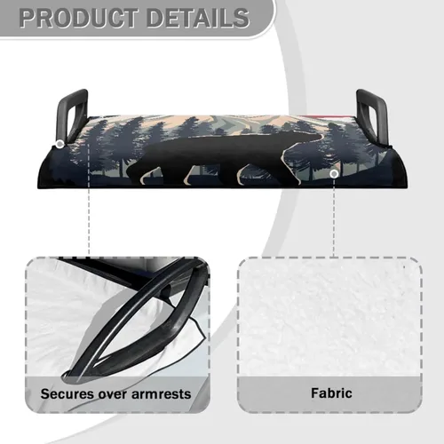 Vista 4 de Fundas universales para asiento de carrito de golf, suaves y cómodas, protección para todo tipo de clima, funda para carrito de golf para 2