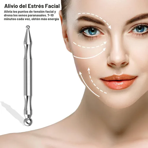 Vista 5 de Lapices De Acupuntura, Herramientas De Reflexología Facial De Acero Inoxidable, Herramienta De Masaje De Punto De Activación, Herramienta De Masaje
