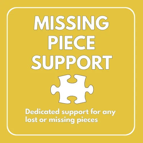 Vista 3 de Lucky Puzzles 'Enchanted Treehouse' - Rompecabezas de 500 piezas para adultos, estilo artístico caprichoso, divertido desafío de rompecabezas